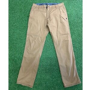 Denali Performance Mens Khaki Tan Straight Leg Casual Outdoor Pants 36x32
